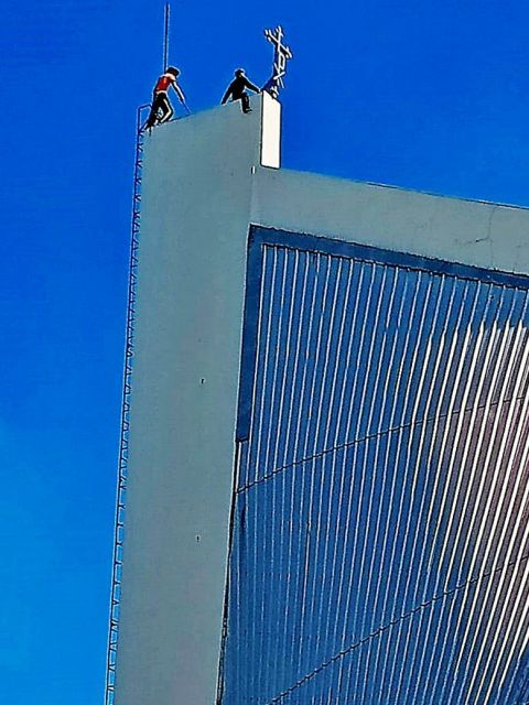 Proses Perobohan Gereja St. Kristoforus