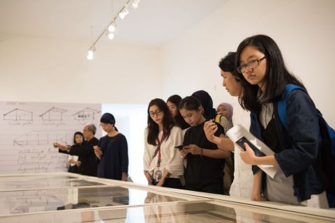 Ruang Pameran Friedrich Silaban, Arsitek 1912-1984 di Galeri Nasional Indonesia