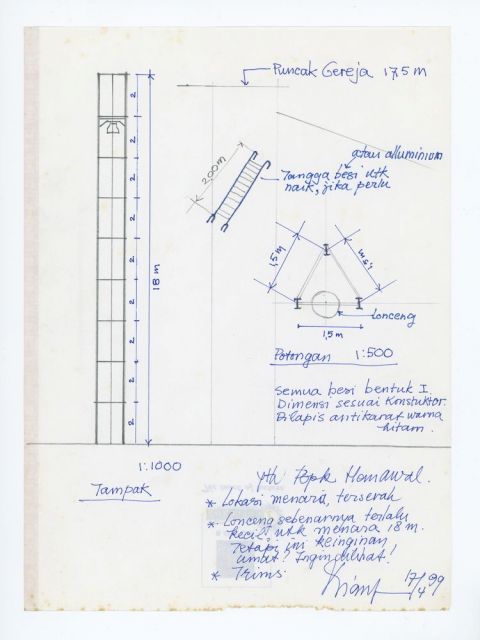 Sketsa Tentang Menara Lonceng