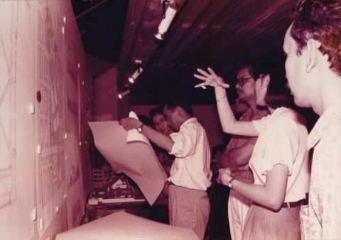 Andra Matin dalam Pameran Prospektif tahun 1990