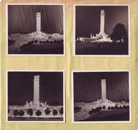 Maket Tugu Nasional Motto Bhineka Tunggal Ika