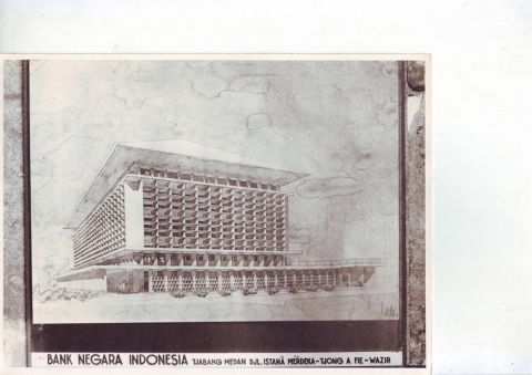 Bank Negara Indonesia Tjabang Medan Djl. Istana Merdeka - Tjong A Fie - Wazir