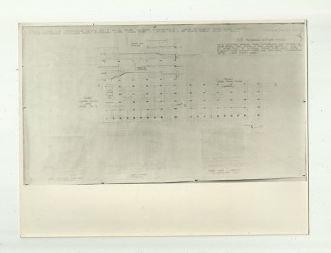 Rentjana Gedung Pola Pembangunan Semesta R.I. di Perseel Gedung Proklamasi Kemerdekaan R.I. Djalan Pegangsaan Timur no.56 Djakarta Skala 1:500