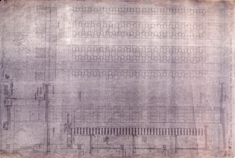 #03 Mesdjid Istiqlal  Denah Umum Lantai Tanah (Basement) harus dibatja sehubungan dengan gambar denah umum lantai utama (gambar no. 2) skala 1A200