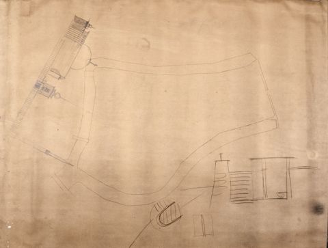 Sketsa tampak Masjid Istiqlal