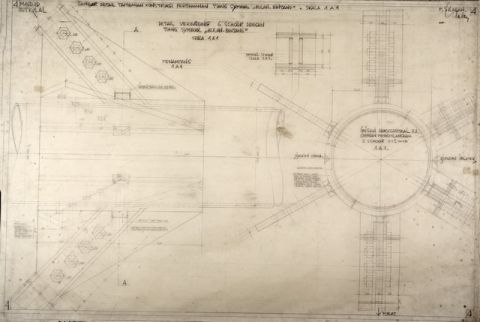 #04 Masdjid Istiqlal  Gambar Detail Tambahan. Konstrukusi Pertahanan Tiang Symbool 