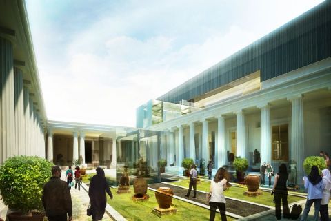 Ilustrasi 3D Museum Nasional Indonesia