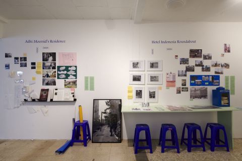 Fragmen Rumah Adhi Moersid & Bundaran HI dalam Pameran occupying>modernism