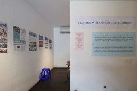 Area Kontributor SEAM Encounters Negara Lain dalam pameran occupying>modernism
